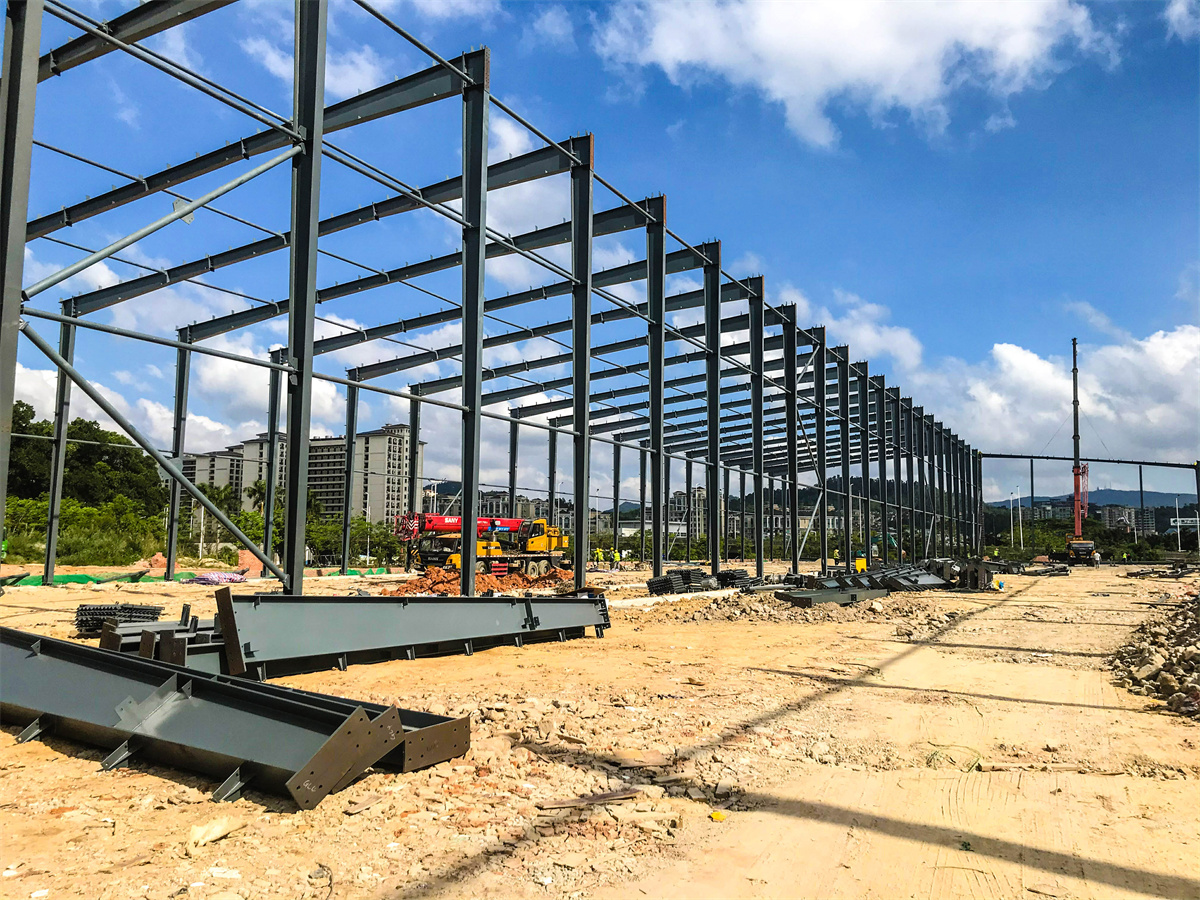 Prefab Steel Structure Mall Commercial Building Supermarket Steel Frame Construction In l Frame Construction In Somali