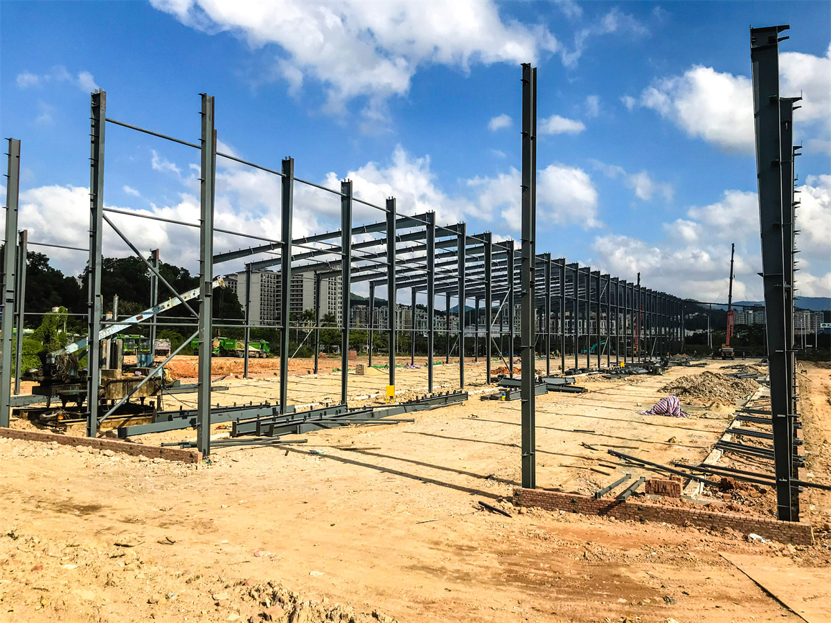 High Quality Prefabricated Steel Structure Warehouse With Office Building In Nigeria