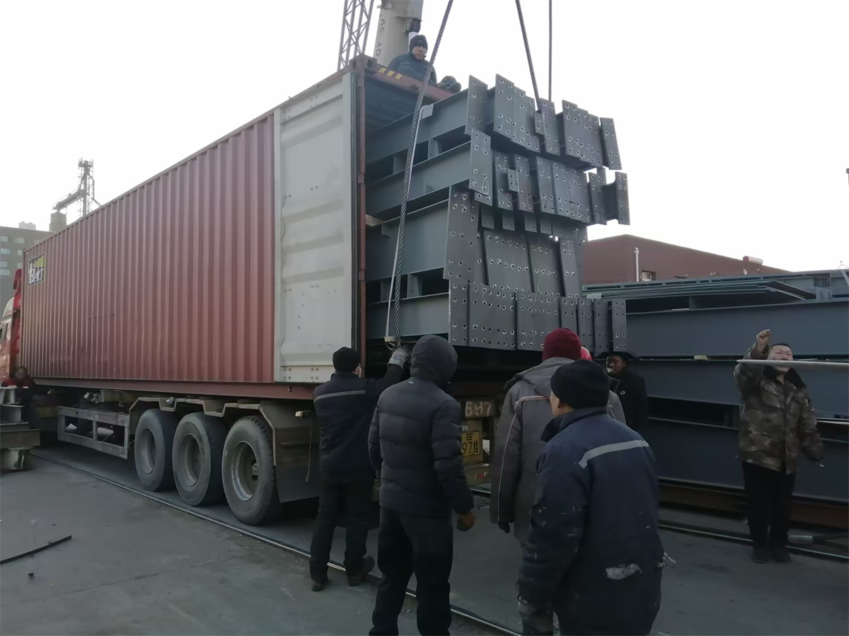 The PEB Steel Structure Building Materials Delivery to USA