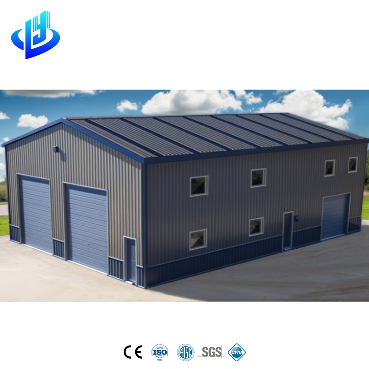 Warehouse Frame Color Prefabricated Steel Frame Warehouse