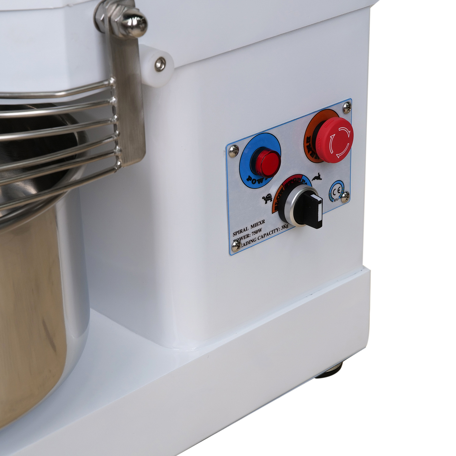 HM-7 7L Professional Spiral Dough Mixer Planetary Food Mixer 3kg Flour Capacity Dough Mixer