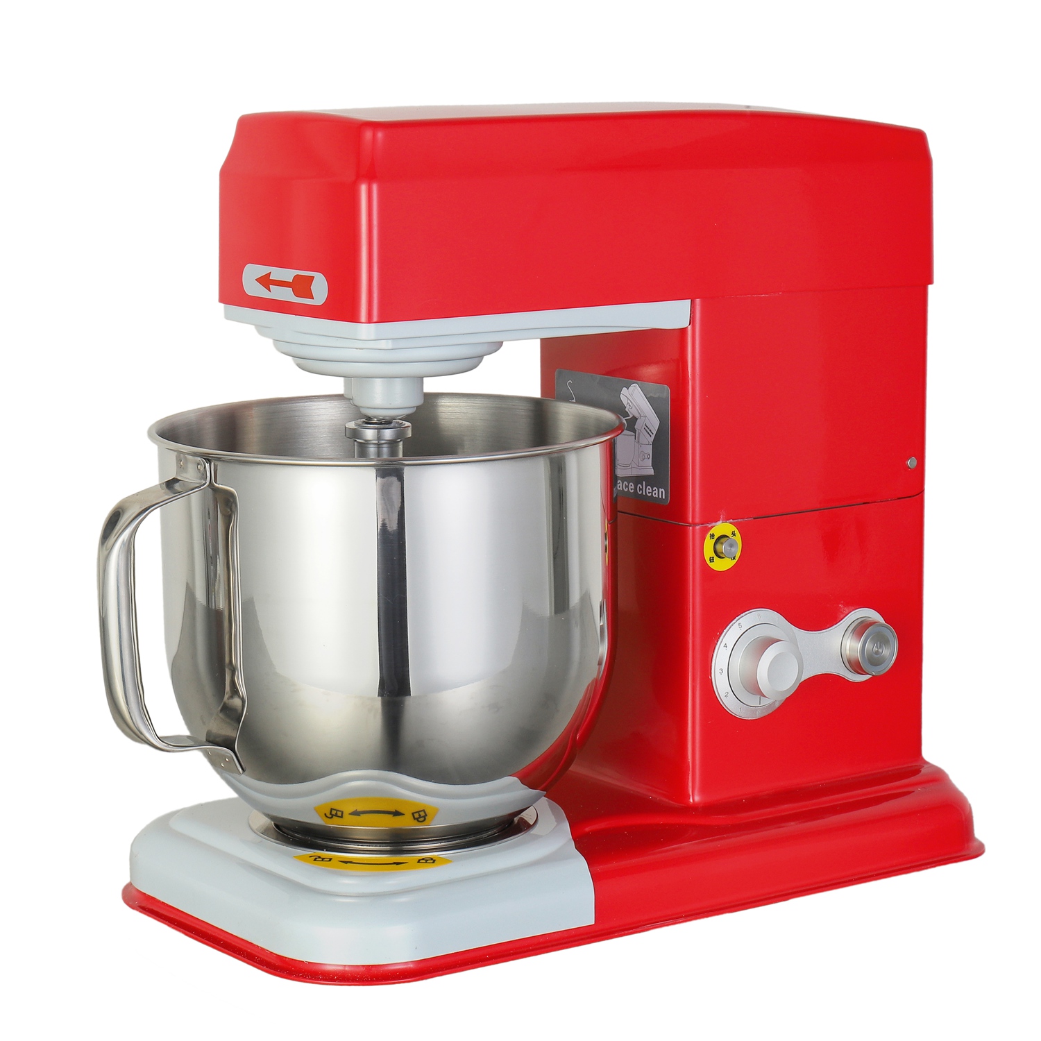 Red Color Food Mixer 7Liter Dough Mixer For Home Use Kitchen Mixer