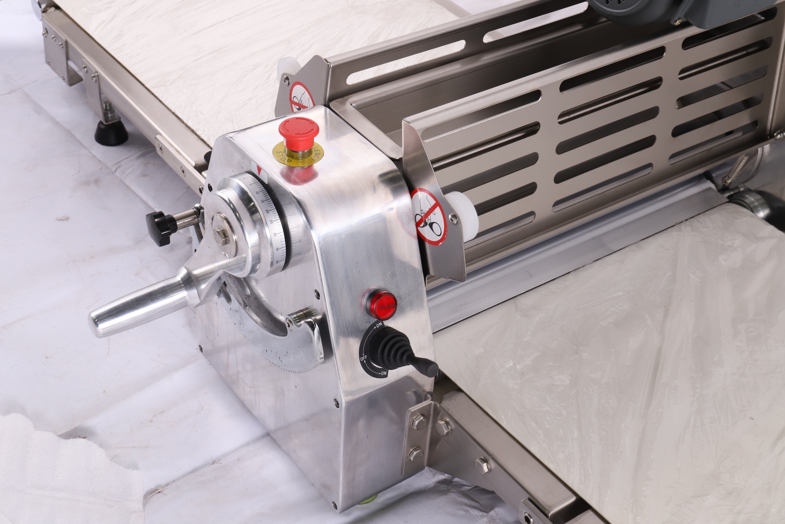 Full Stainless Steel Table Top Paster Sheeter Dough Sheeter Machine