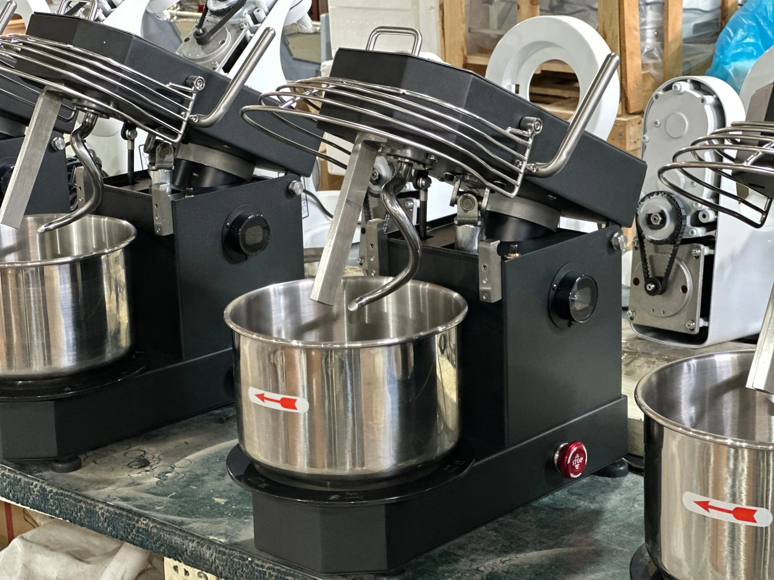 5 Liter Lifted Head Removable Bowl Tabletop Food Mixer Dough Mixer
