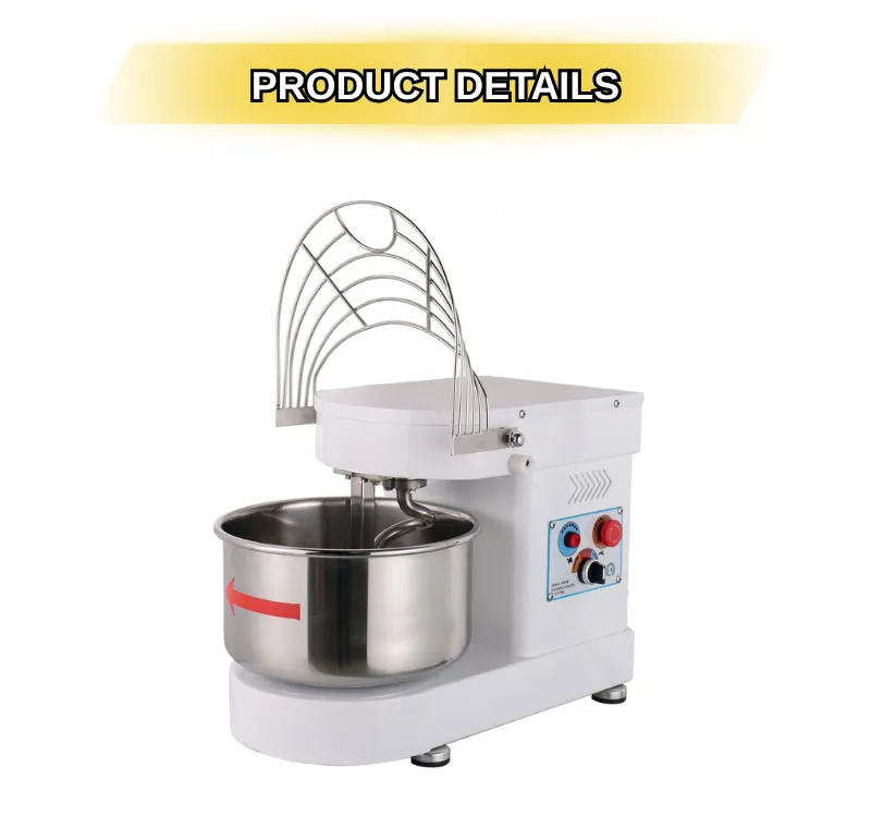 7Liter Table Top Spiral Dough Mixer Kitchen Baking Mixer