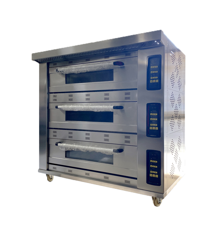 ZBX Luxury 3 Deck 12 Tray Gas/Electric Oven
