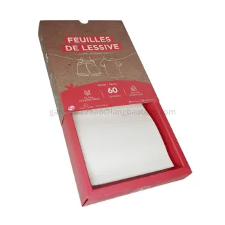Eco Friendly Water Soluble Laundry Detergent Sheets