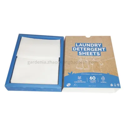 Eco Friendly Water Soluble Laundry Detergent Sheets