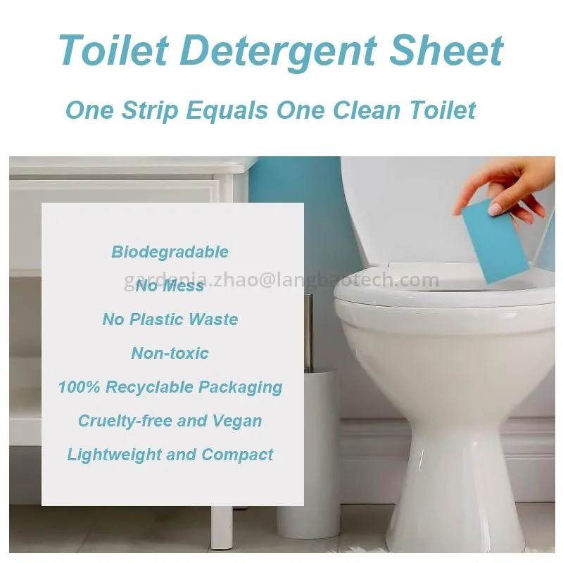 Eco Friendly Cost Effective Toilet Detergent Sheets