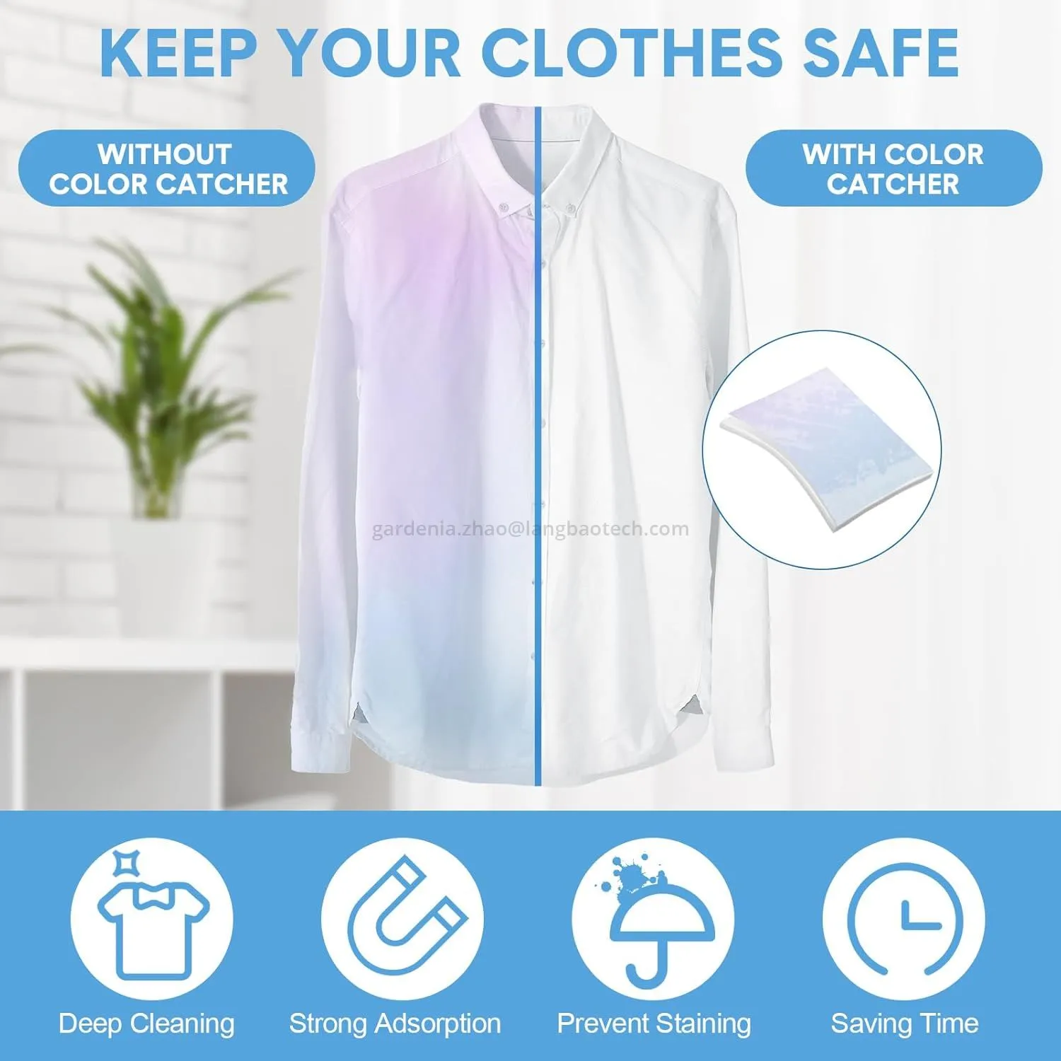 Color Catcher & Absorbing Laundry Sheet