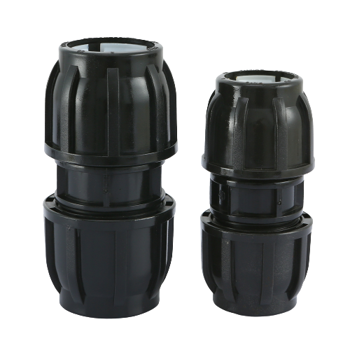 New black cap straight pipe fittings