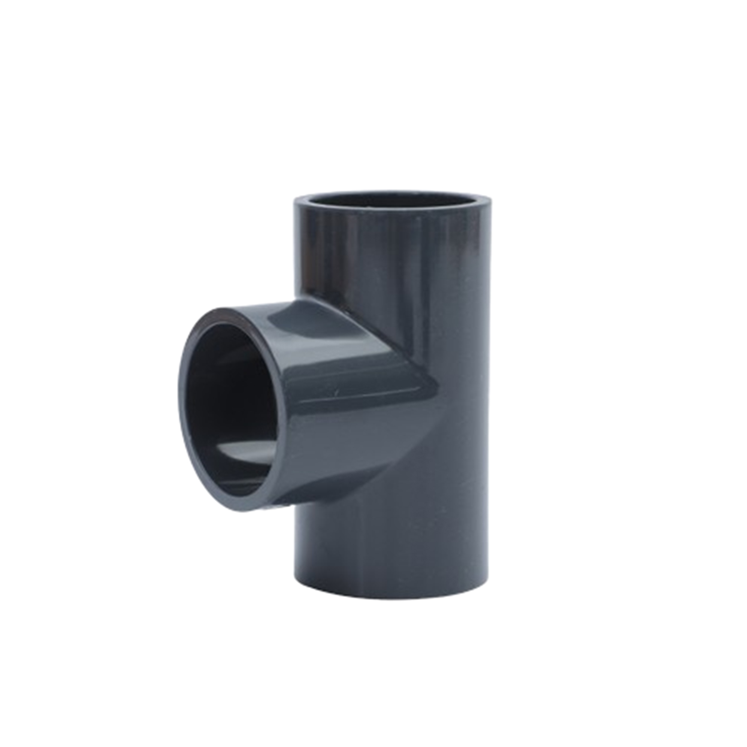 PVC three-way pipe fittings