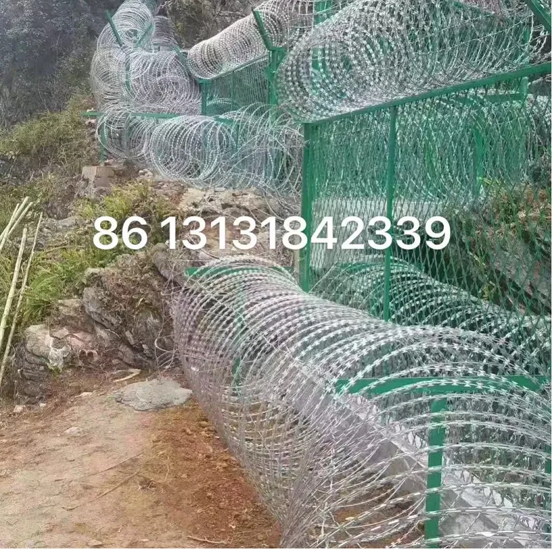 Razor net-blade net helps China Yunnan border construction