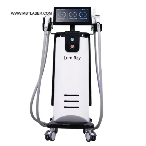 Máquina de beleza multifuncional 4 em 1 para remoção de pelos + DPL+RF+Remoção de tatuagem a laser Pico