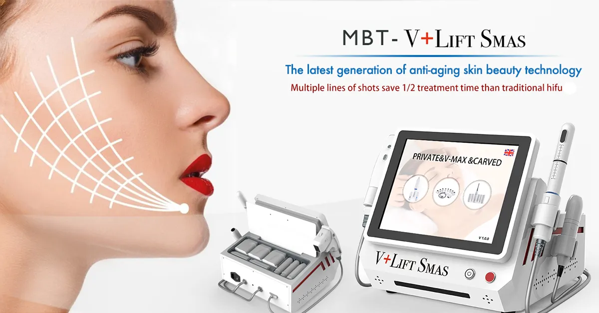 HIFU SMAS Skin Lifting and Tightening Anti-Aging 3 In 1 Machine