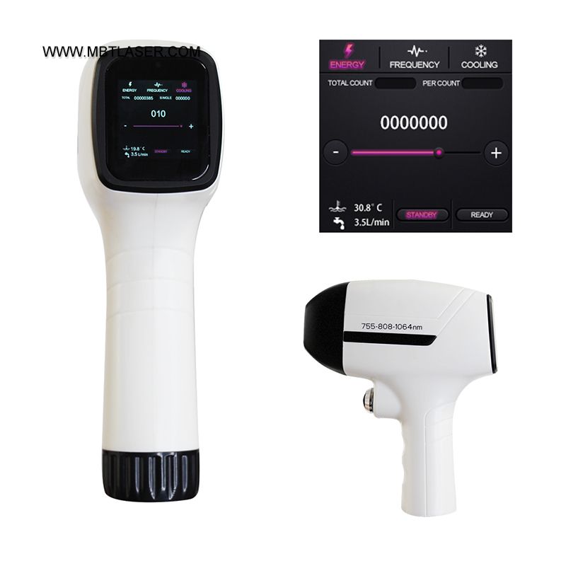 多波长激光脱毛仪- 专业级永久脱毛设备，适用于美容院与家庭使用