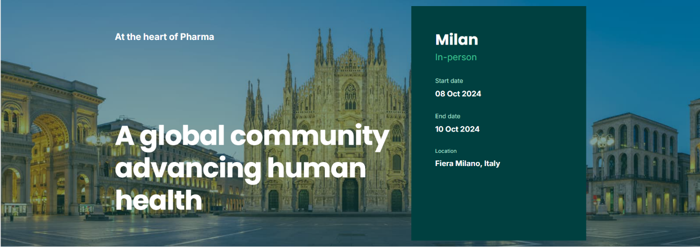 We are going to attend CPHI Milan on October 8-10, our booth is  22B90-2