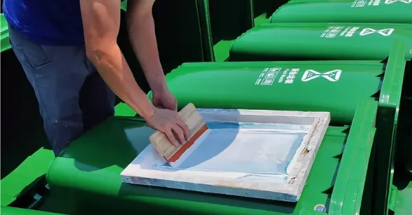 Fly-top szemetes 60 literes kültéri és beltéri használatra