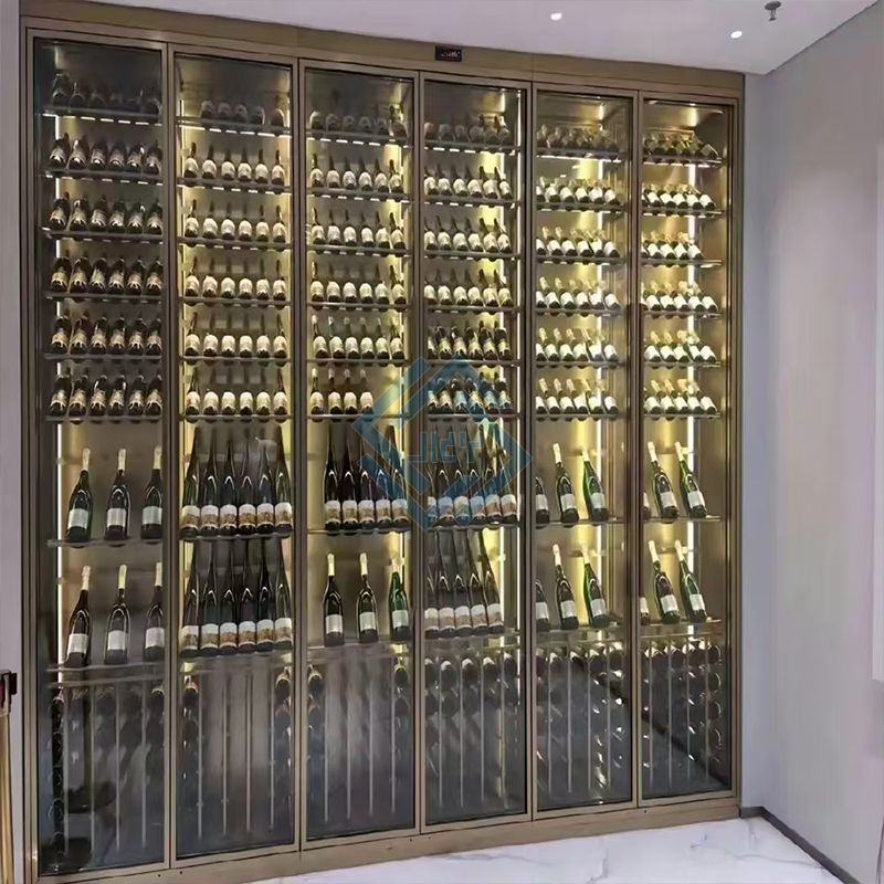 Stainless Steel Wine Cabinet