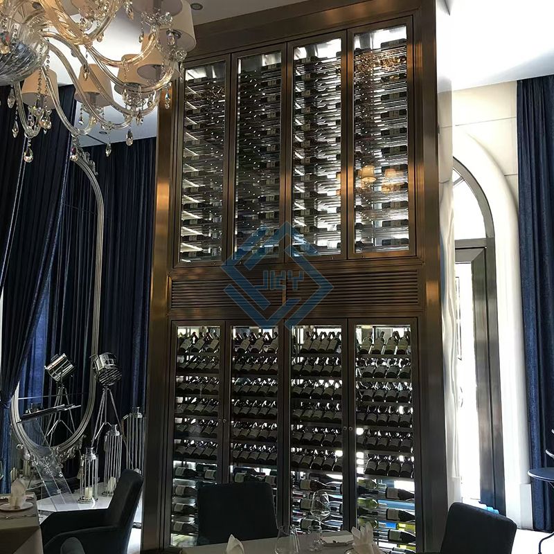 Stainless Steel Wine Cabinet