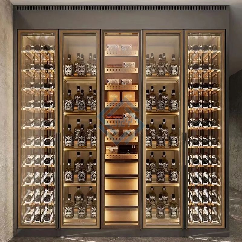 Stainless Steel Wine Cabinet
