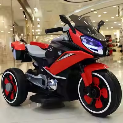 Children's electric motorcycle 3 wheel motorcycle