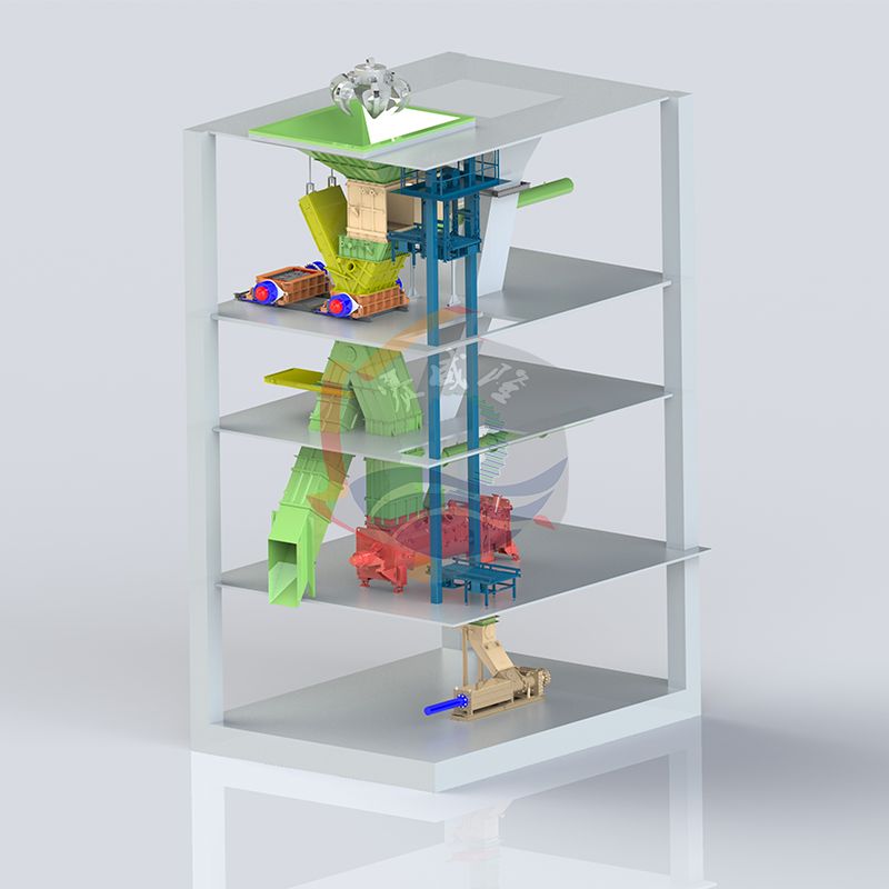 “Shredding + Mixing + Feeding (Pumping)” SMF(P) System