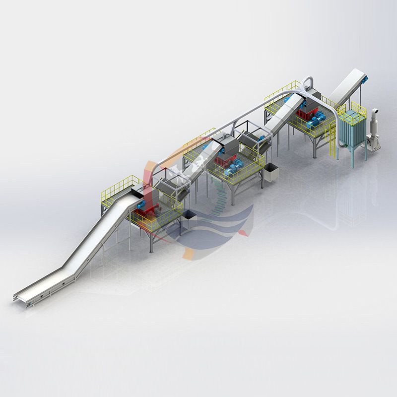 RDF 3-stage Shredding Production Line