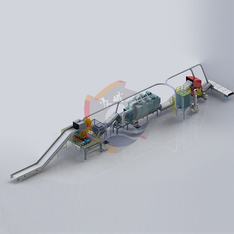 RDF 2-Stage Shredding Production Line
