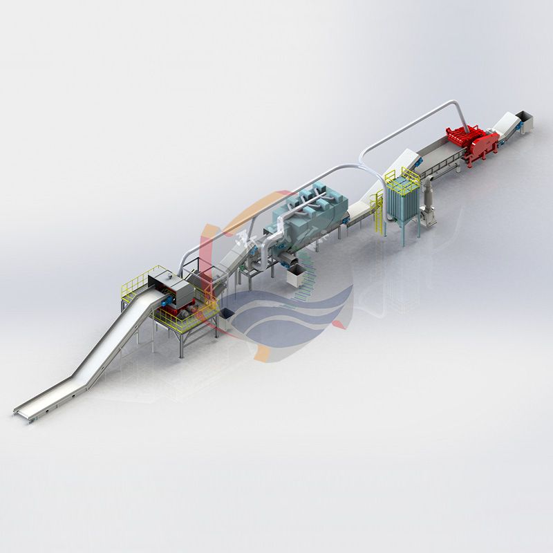 Biomass Fuel 2-Stage Shredding Production Line
