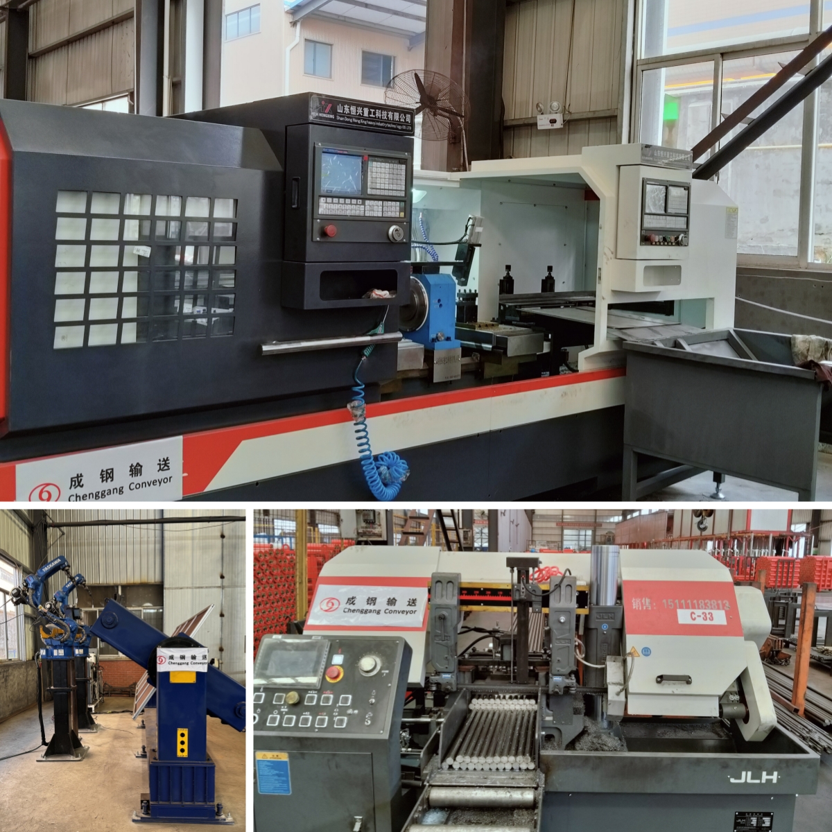 Conveyor Idler, Pulley and Belt Production and Processing Equipment