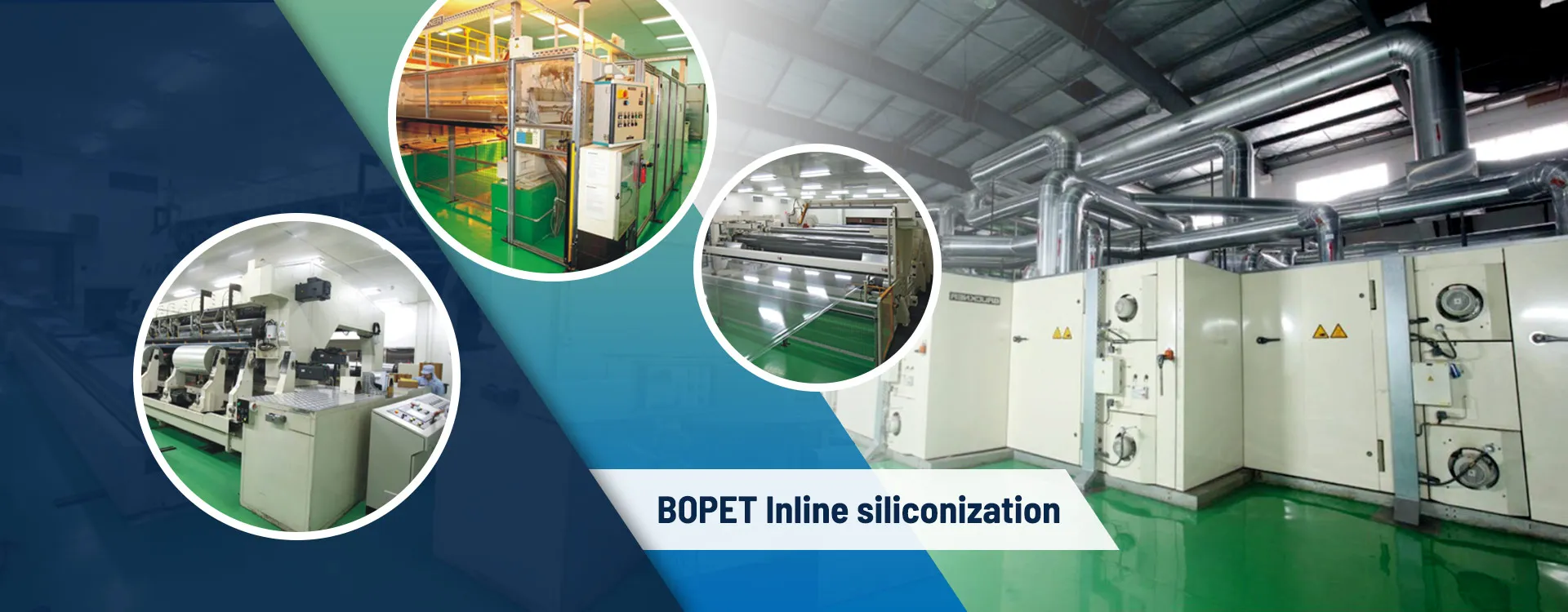 BOPET Inline siliconization