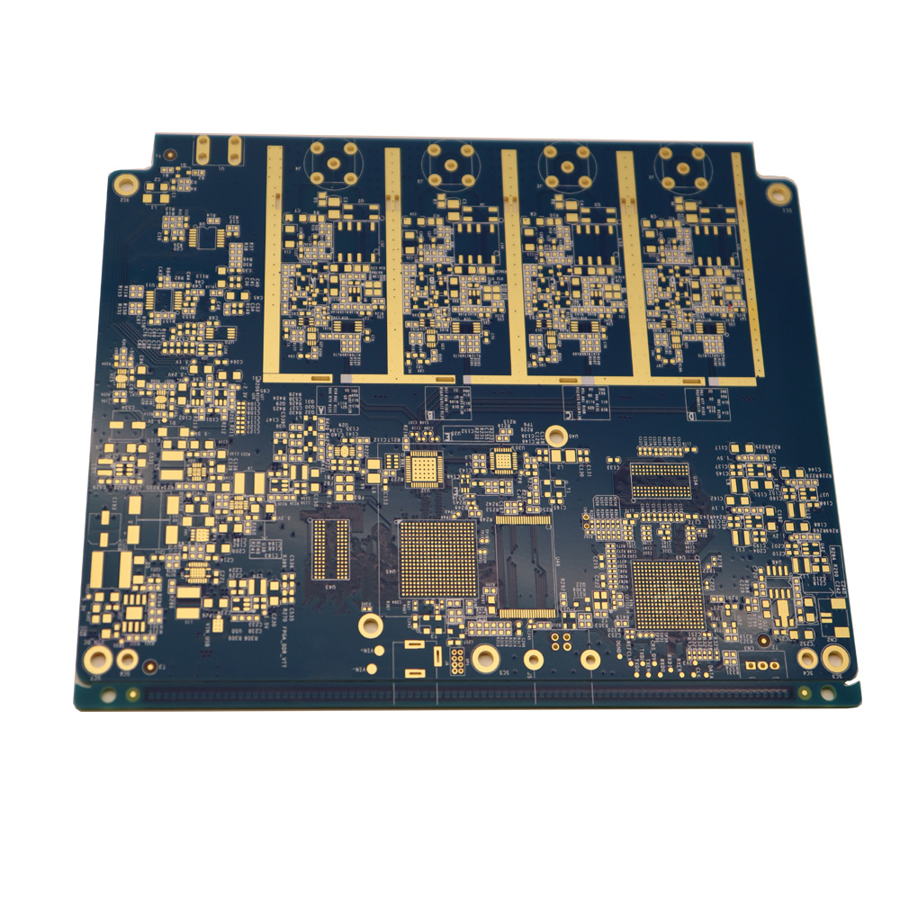 blue circuit board high density circuit electric component FR4 multi ...