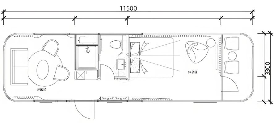 Prefab Camping Resort House D7 Prefab Camping Resort House D7