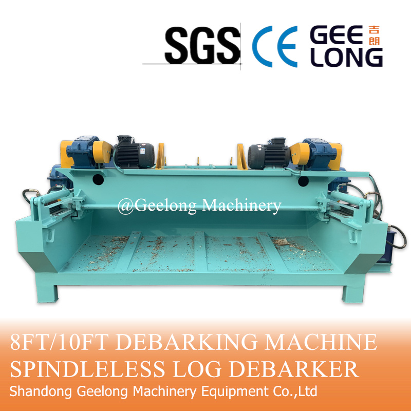 Debark Machine Geelong- 8ft/10ft heavy duty spindleless log debarker machine