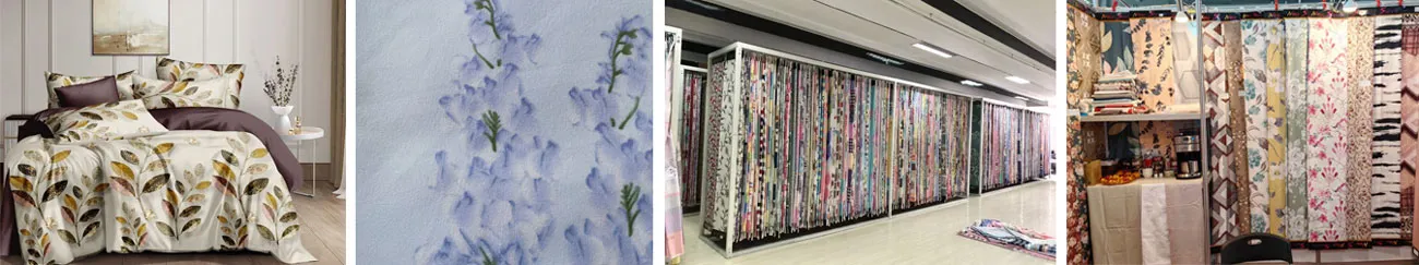 Vivid Microfiber Polyester Modern Home Printed Bed Sheets