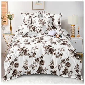 Breathable and Eco-Friendly Washed Cotton Dyed Bed Sheet Fabric