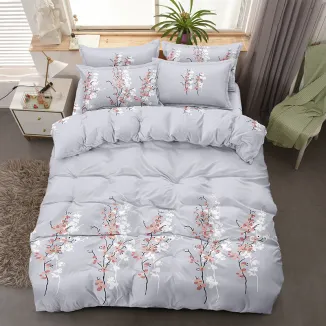 4-piece Elegant style Polyester /microfiber Disperse Printed Fabrics and Bed Sheets