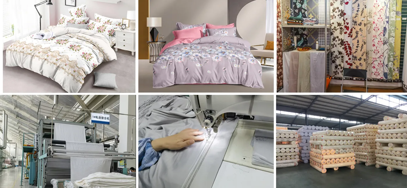 Bohemian Microfiber Polyester Printed Fabrics and Bed Sheets of 4