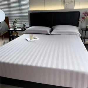 Affordable luxury Polyester bed sheet solid fabric