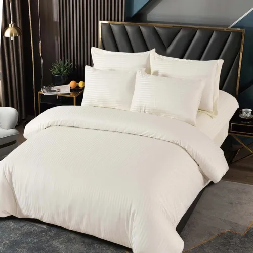 4-Piece Versatile Polyester Dyed /Solid/Colored Bedding Fabric