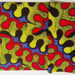 100% Cotton Wax Print Colorful Ankara Fabric