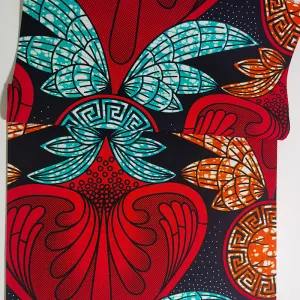 Artisan Crafted Wax Print Fabric 100% Cotton