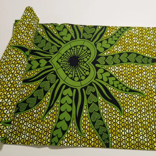 Artisan Crafted Wax Print Fabric 100% Cotton