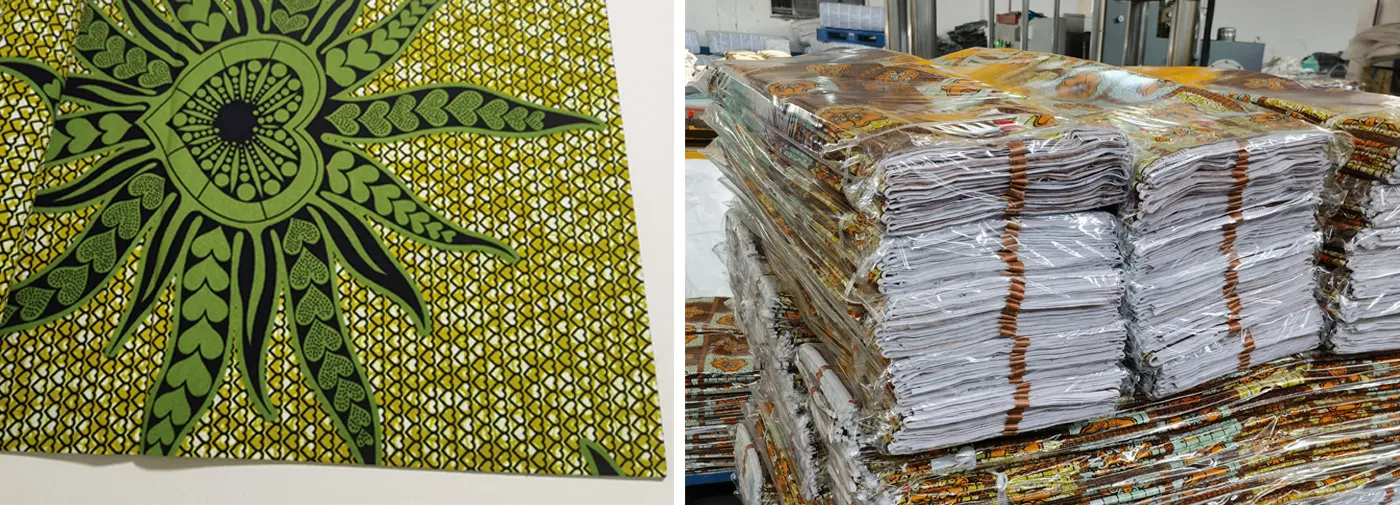 Artisan Crafted Wax Print Fabric 100% Cotton