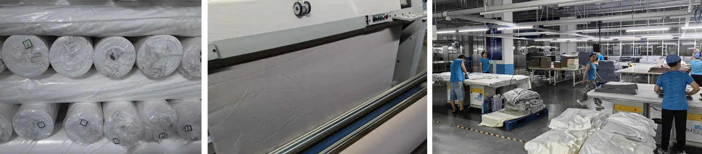 Durable and Eco-Friendly 100% Cotton Colored Bed Sheet Fabric 50S