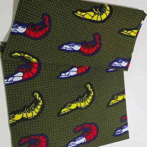 Artisan Crafted Wax Print Fabric 100% Cotton