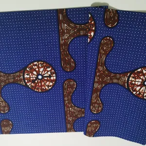 100% Cotton Unique African Wax Printed Fabric