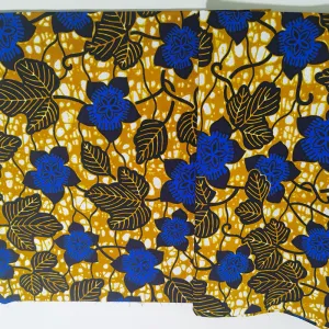 100% Cotton Wax Print Colorful Ankara Fabric