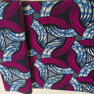 100% Cotton Unique African Wax Printed Fabric